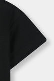 Kids 100% Imported Soft Lycra Cotton Black T-Shirt