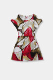 Girls100% imported All Over Printed Soft Cotton Multi Color Frock