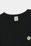 Kids 100% Imported Soft Lycra Cotton Black T-Shirt