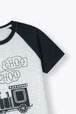Choo-Choo Chic: A Playful Train-Themed  Trouser And shirt  for Kids