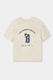 Boys Imported Slogan Graphic Printed Skin Drop Shoulder T-Shirt