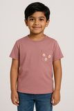 Kids 100% Imported Soft Lycra Cotton Pink T-Shirt